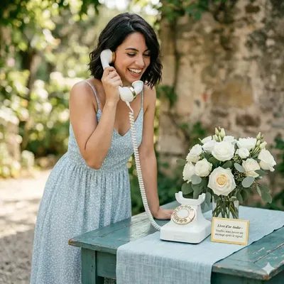 Livre d'Or Audio pour mariage
